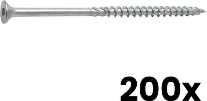 Kelfort Spaanplaatschroef 4.0X70 Tx20 Deeldraad Silverdrill 2.0 - 5567250