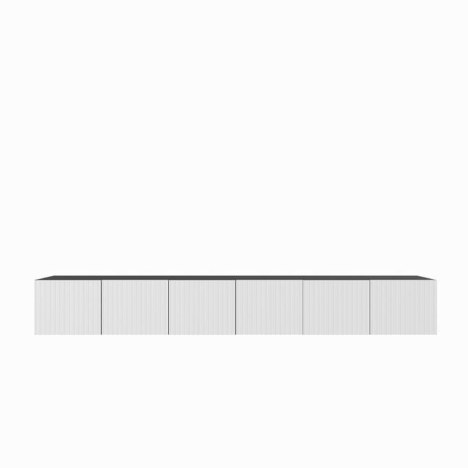 TV-kast Mio 300 (3x100) cm (zwart + wit)