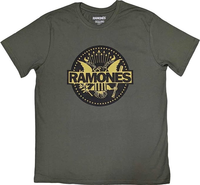 Ramones - Gold Seal Heren T-shirt - L - Groen