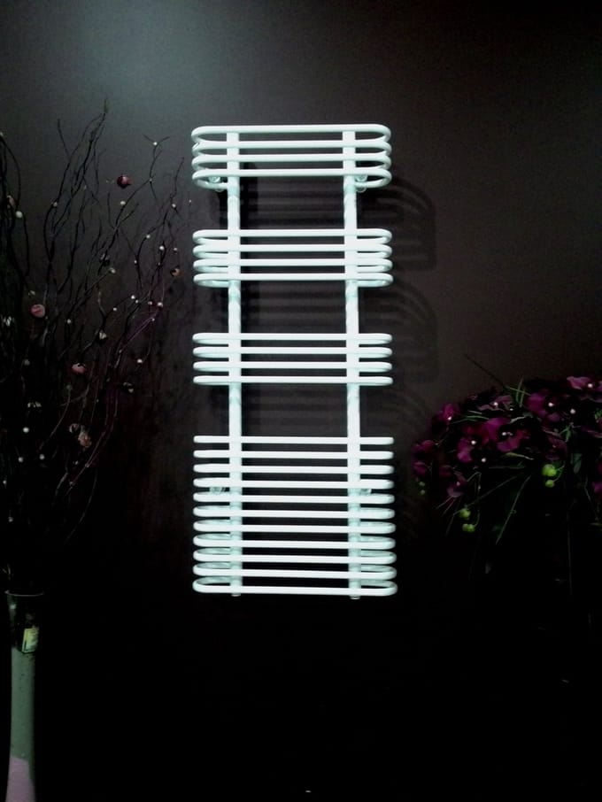 Sanifun design badkamerradiator Simona Wit 1200 x 500