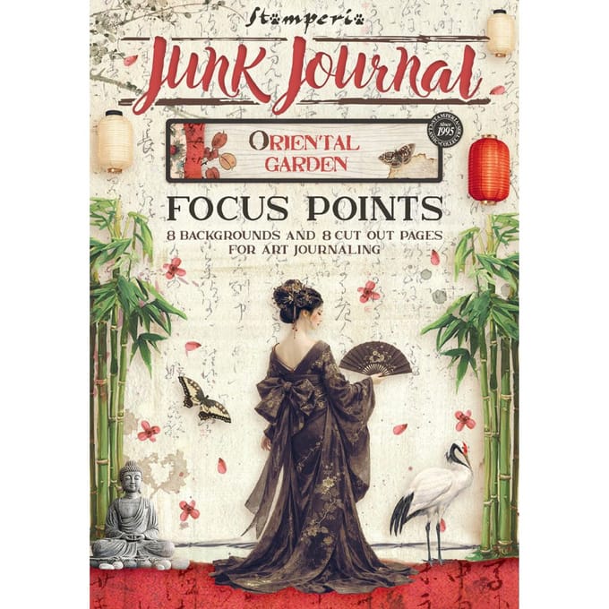 Stamperia A5 Junk Journal Focus Points "Oriental Garden"