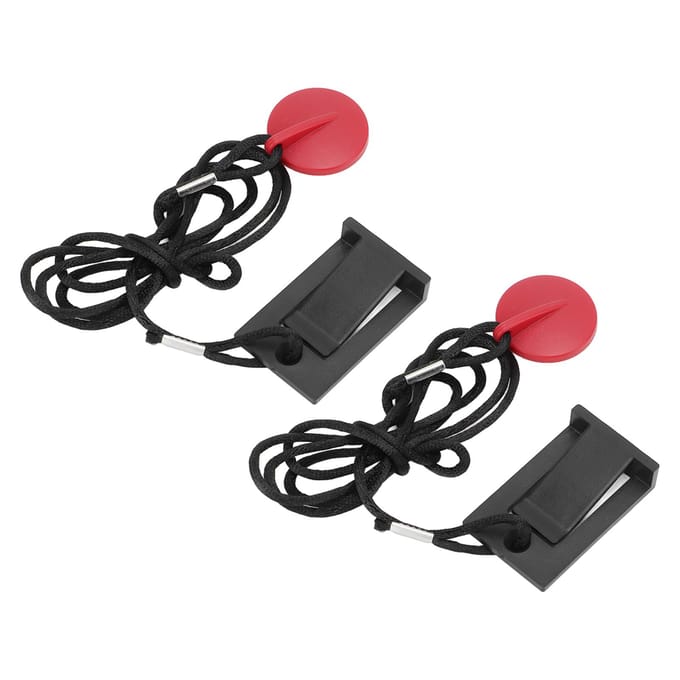 Lot de 2 clés de sécurité magnétiques universelles pour tapis de course black
