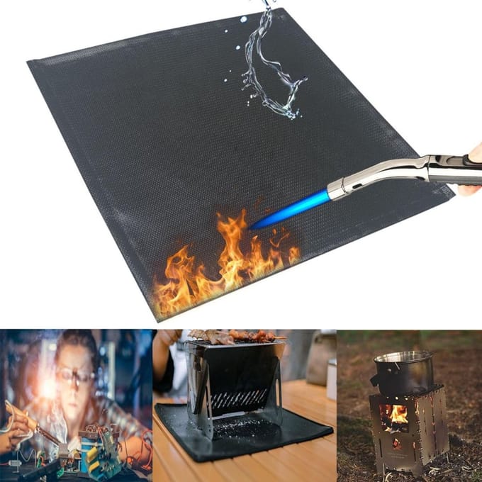 MKSS® Vuurvaste Mat - Hittebestendige Haardmat - Open Haard