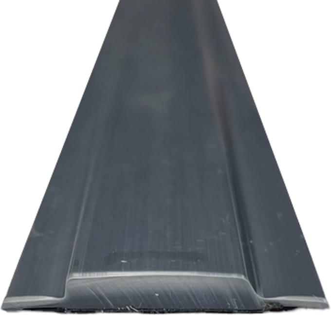 ondergeleider plissehordeur kunstof grijs 96CM