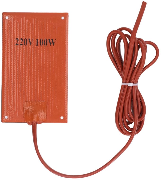Dailygoody - Silicone Rubber Heating Mat - Verwarmingsmat - 100W voor