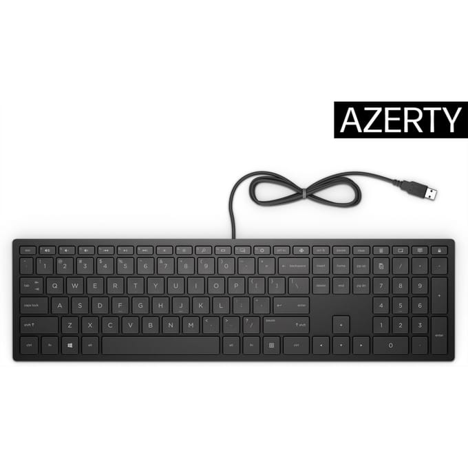 HP Pavilion 300 - Bedraad Toetsenbord - Qwerty - Zwart