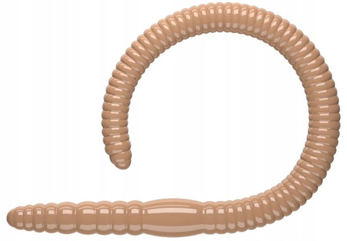 Libra Lures Flex Worm 9,5cm 035 Pellets Geurloos 1 Stuk