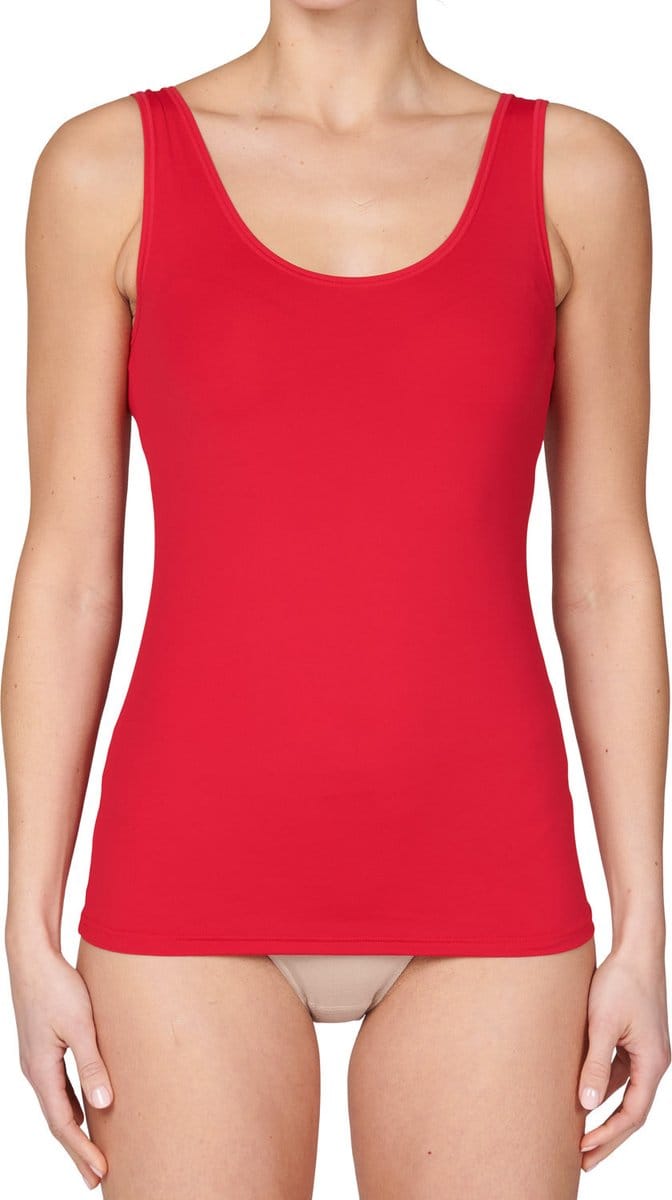 Avet Dames hemd microfiber 7591 - Polyamide dames onderhemd - Naadloos Singlet - Rood / XXL