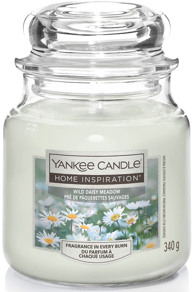 Yankee Candle Home Inspiration - Wild Daisy Meadow Medium Jar - 75 branduren