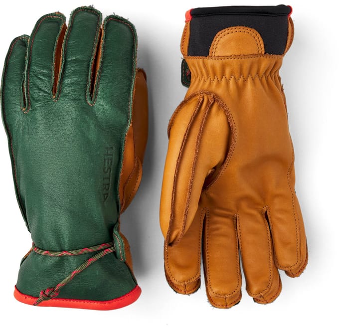 Hestra Wakayama, handschoenen, donkergroen/kurk