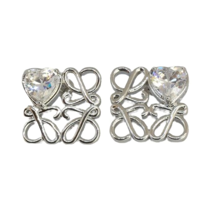 Silver Loving Heart Earrings