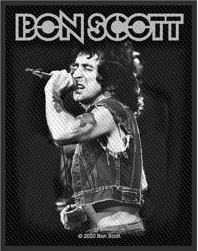 Bon Scott - Bon Scott Patch - Zwart