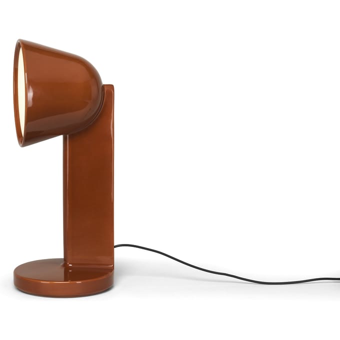 Flos Céramique tafellamp - rust red - side