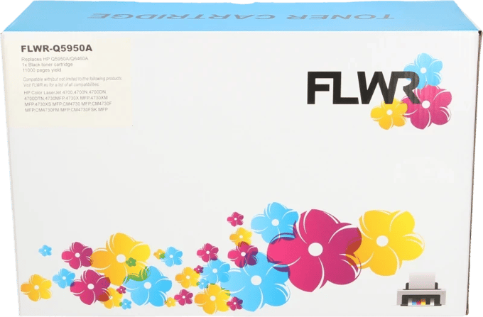 FLWR - Toners / HP 643A / zwart / Geschikt voor HP