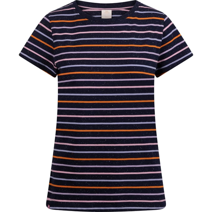 Trespass Dames/Dames Michaela Gestreept T-shirt (Marine/Multikleurig)