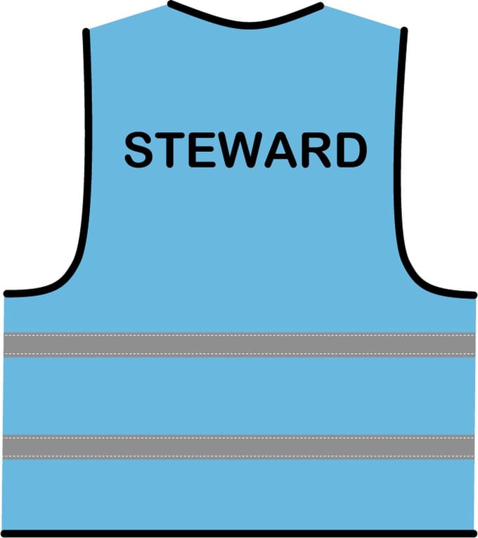 Steward hesje lichtblauw