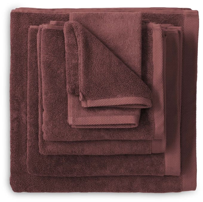 Heckettlane Badhanddoek Rood Bath-Premium 60x110 (set van 2)