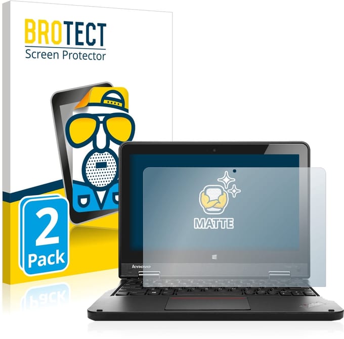 BROTECT - Screenprotector voor Lenovo ThinkPad Yoga 11e 6.Gen - Folie Beschermfolie matte 2 Stuks