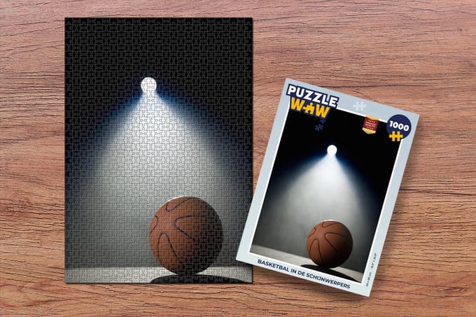 Puzzel Basketbal in de schijnwerpers - Legpuzzel - Puzzel 1000 stukjes volwassenen