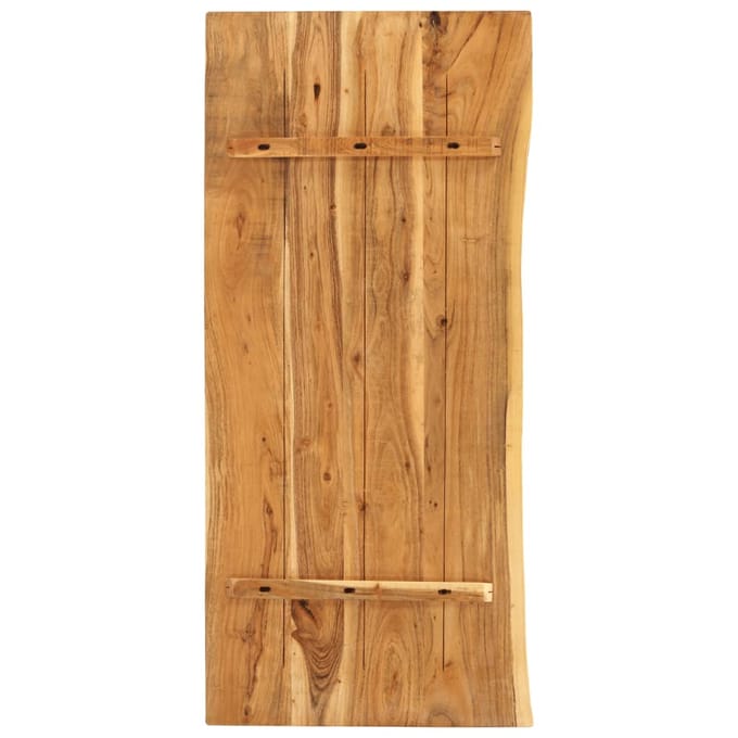 vidaXL - Wastafelblad - 114x52x4 - cm - massief - acaciahout