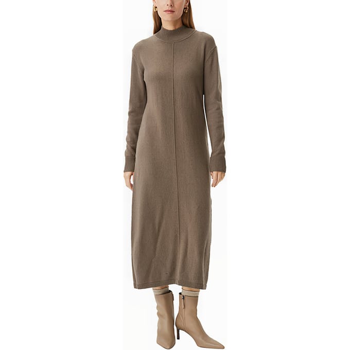 Comma  Dresses Brown Größe: 38 | Midikleider Outlet | Damen | Braun