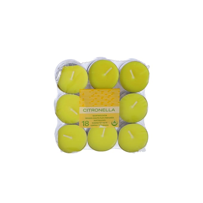 Theelichten Citronella - 4 Uur - - - - - -