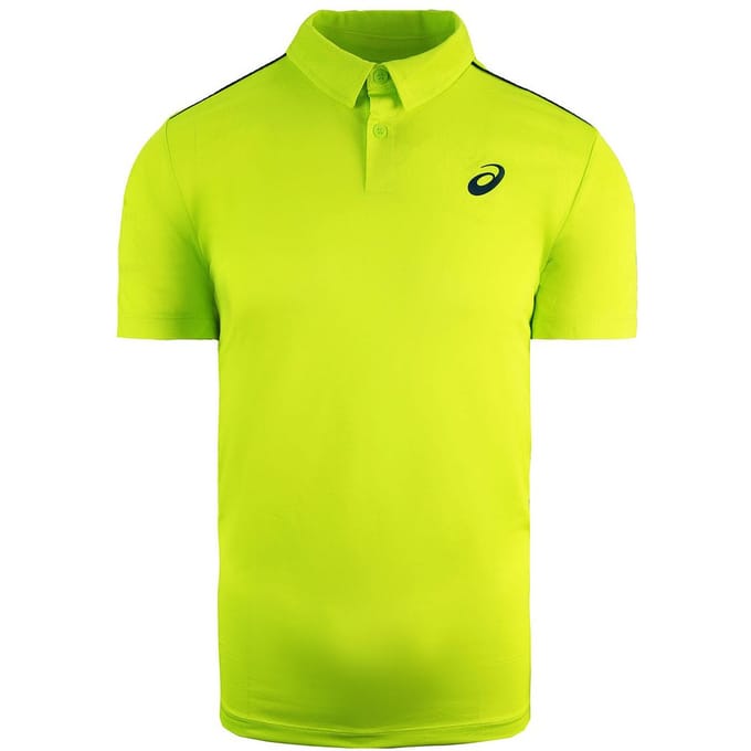 Asics Speler Heren Groen Tennis Poloshirt