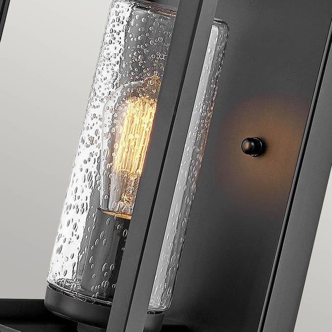 Hinkley LED Wand Buitenlamp Atwater | 1X E27 Max 60W | IP44 | Dimbaar | Black