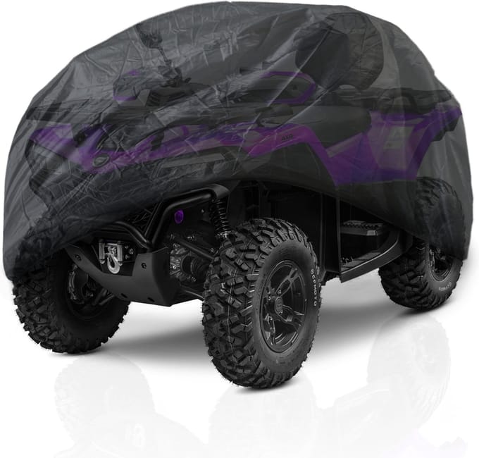 Maxxcovers Quadhoes 220x125x85cm - A-kwaliteit - Zwart