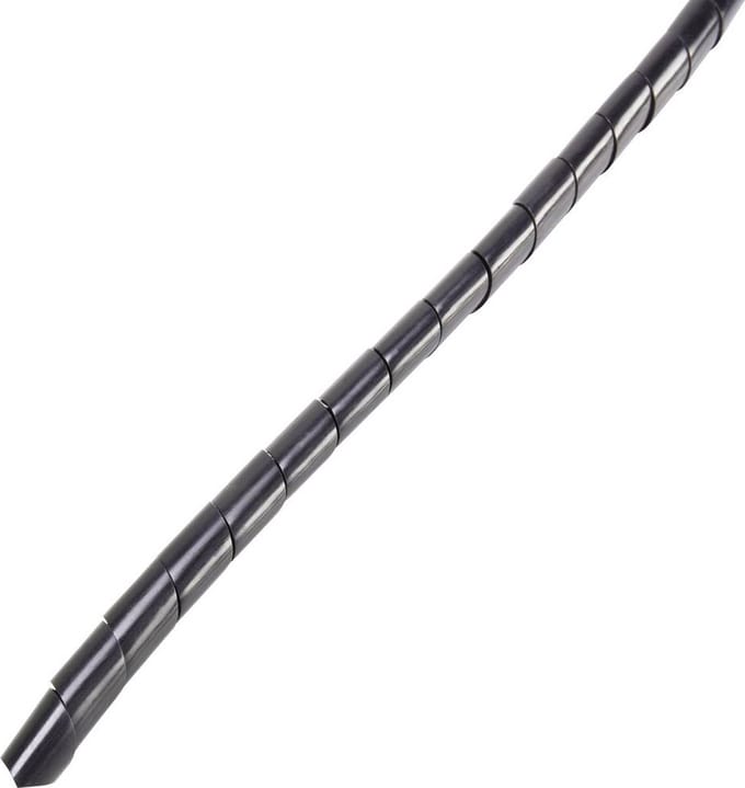 Conrad Components CG12-Black Spiraalslang 9 tot 65 mm Zwart 5 m
