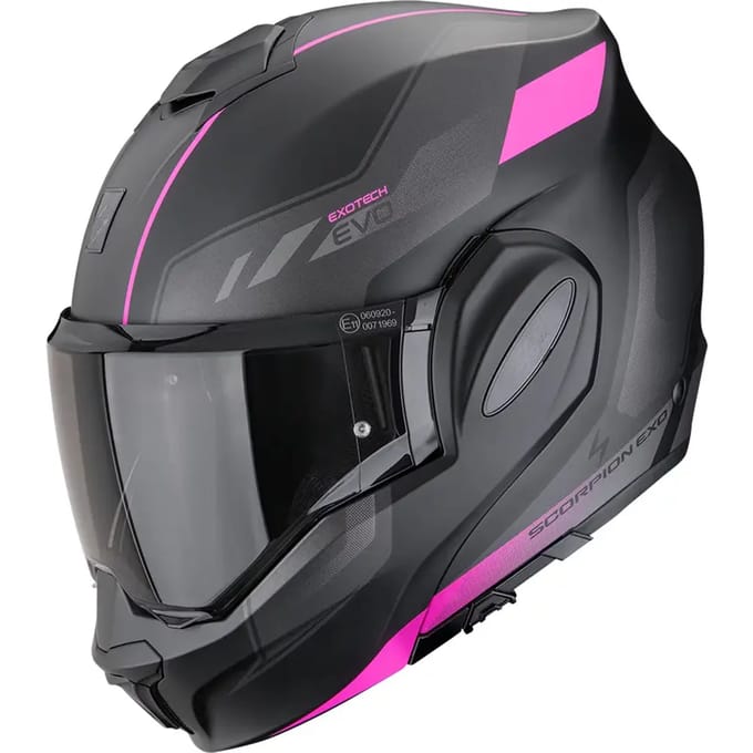 Scorpion Exo-Tech Evo Socius Matt Black Pink - Systeemhelm - Maat M - Motorhelm - ECE 22-06 gekeurd