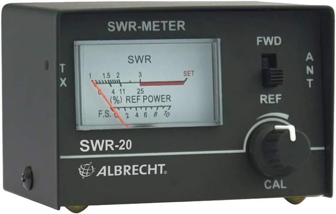 Staande Golfmeter voor Radioantenne Tuning (3,5-50 MHz)