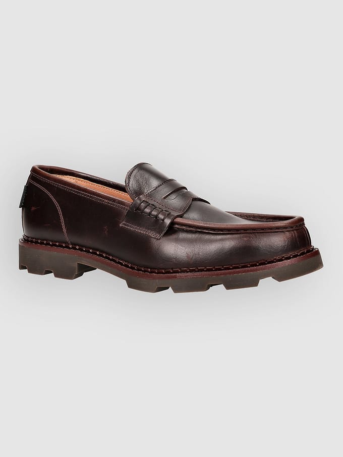 Pompeii Modena Leather Slip Ons bruin