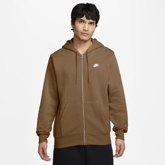 Hooded sweatshirt met rits Nike Club