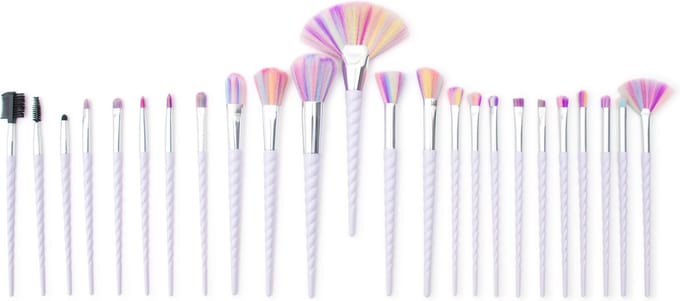 Rio BRWU-24 Professional Cosmetic Brush collection 24 st - unicorn