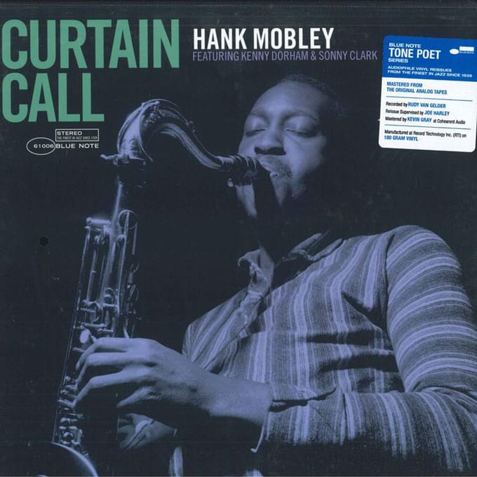Hank Mobley Featuring Kenny Dorham & Sonny Clark - Curtain Call (LP) (Tone Poet Series)