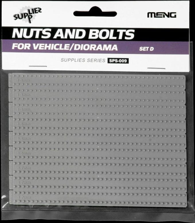 Meng Model Modelbouwdecoratie - SPS009 Nuts and Bolts Set D Accessoires set