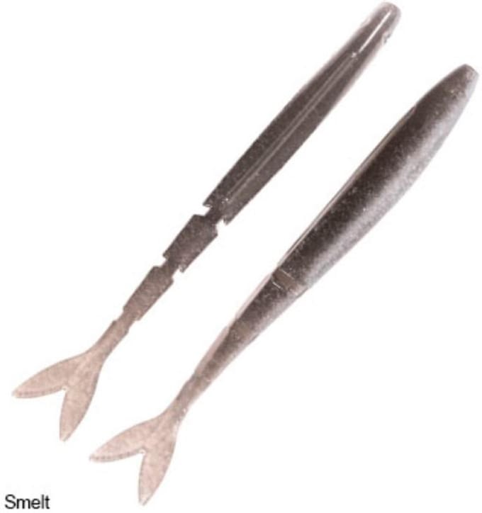 Zman Leurre Souple DarterZ 6 pouces 5 par paquet Éperlan (1454) white
