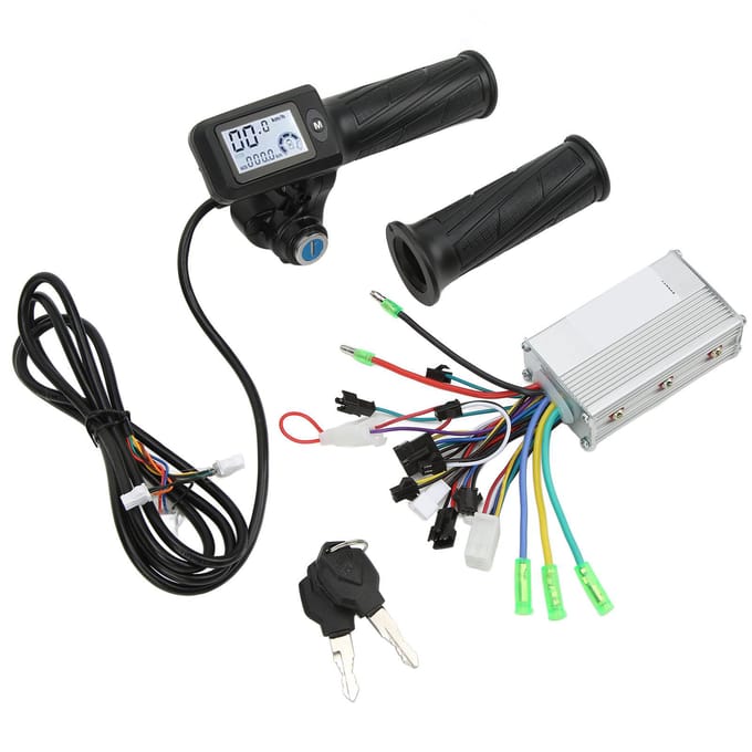 36V 48V 350W Elektrisch Voertuig Controller Kit Borstelloze Motor Controller Kit Scooter Borstelloos black