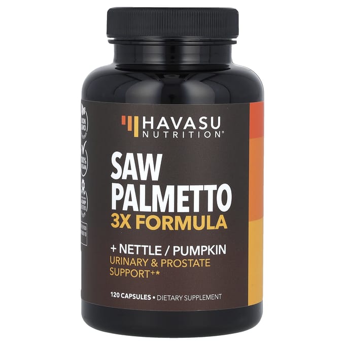Havasu Nutrition, Saw Palmetto, formule 3x, 120 gélules