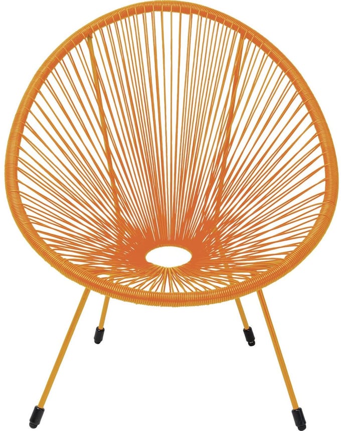 Tuinfauteuil Acapulco Mono oranje Kare Design
