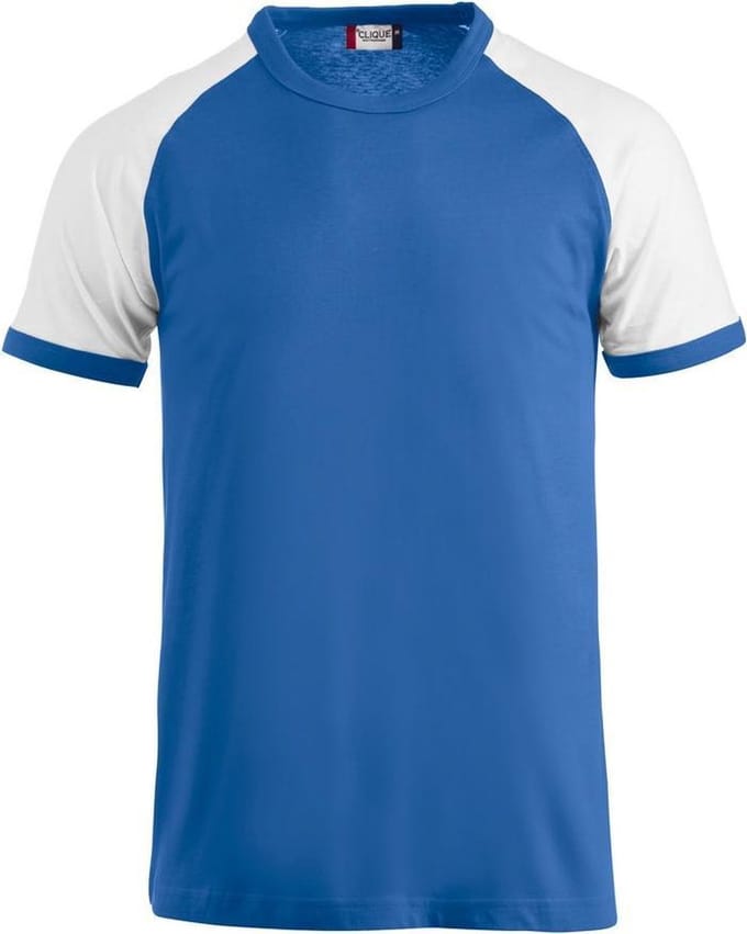 Clique Raglan-T 029326 - Kobalt/Wit - XXL