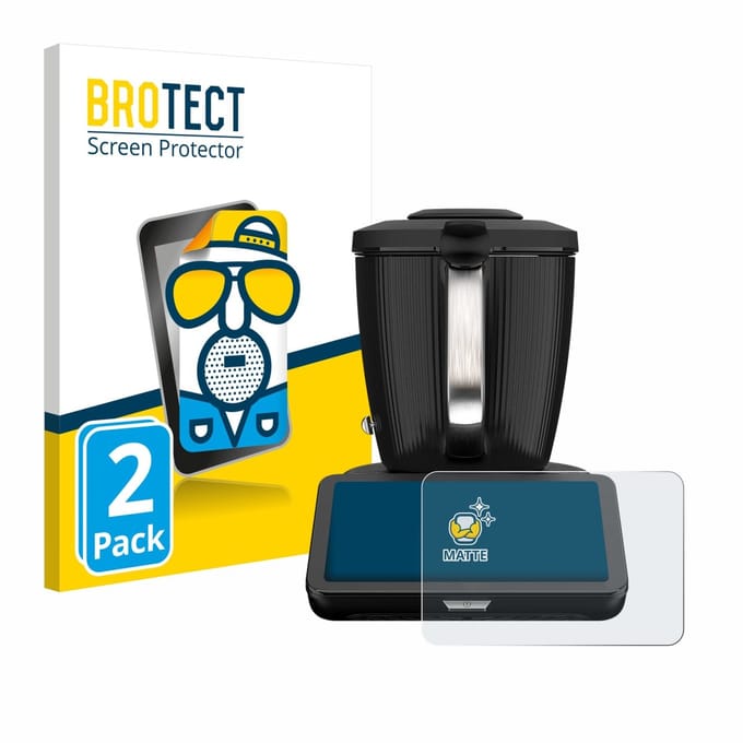 BROTECT - Screenprotector voor Vorwerk Bimby TM7 - Folie Beschermfolie matte 2 Stuks