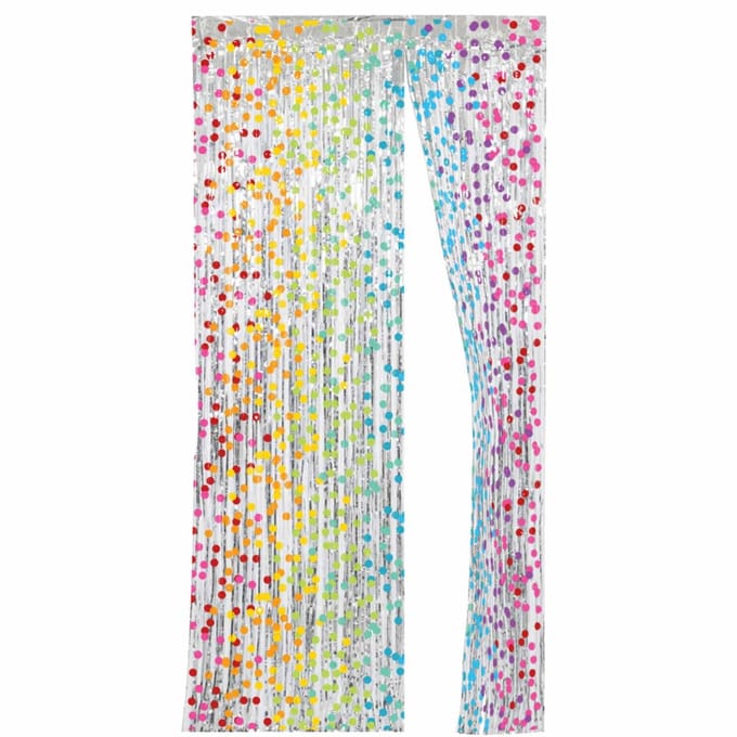 Folat - Deurgordijn Rainbow Bday - 2 x 1 meter