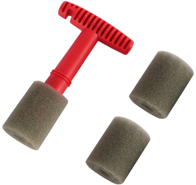Dailygoods - Autowiel Reinigingsborstel met Vervangbare Spons