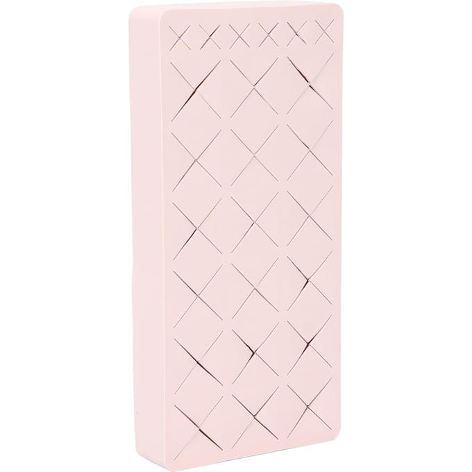 Siliconen Lippenstift Houder 24 Stuks Make-up Display Case voor Make-up Kwast Lippenstift Sieraden Nagellak Roze roze
