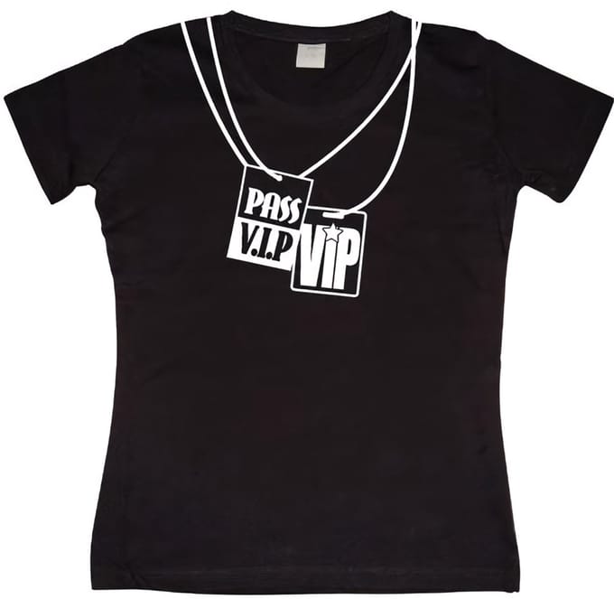 Hybris Dames VIP Pass Girly T-shirt SH-5-14036-H10-1