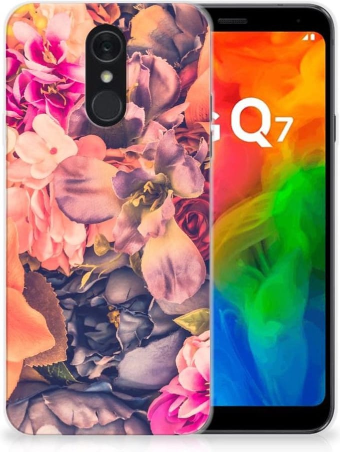 LG Q7 TPU Case Bosje Bloemen
