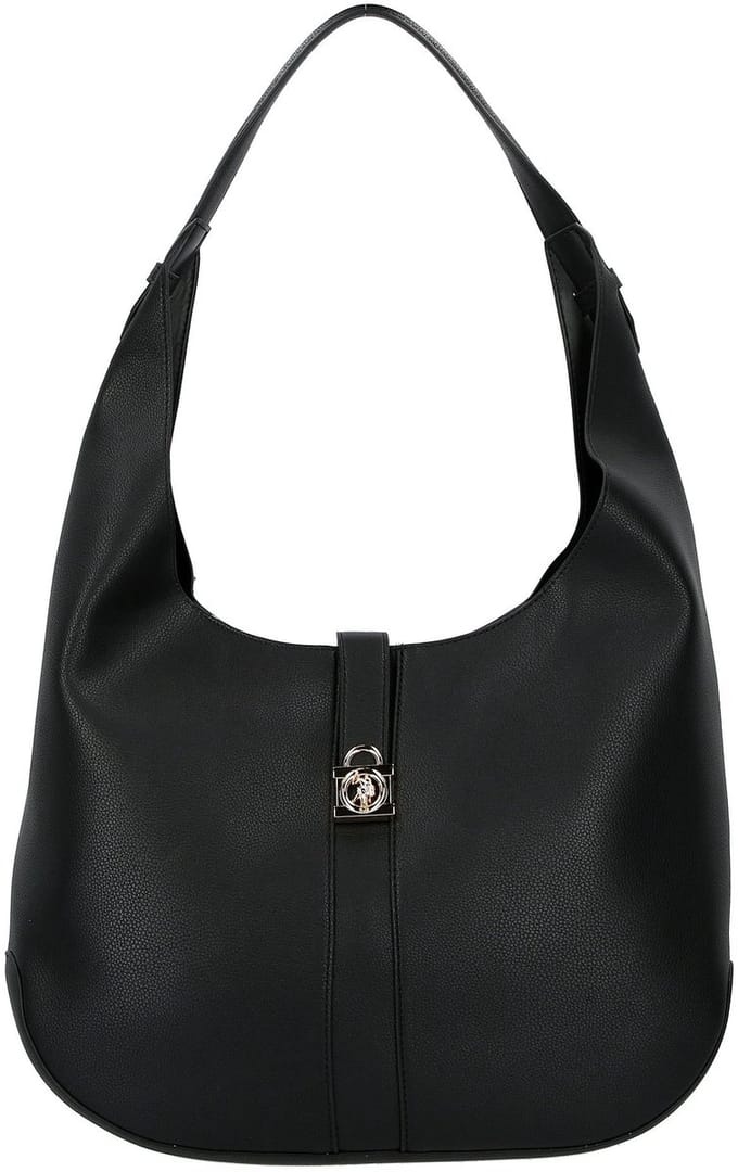 U.S. POLO ASSN. schoudertas Winterberry Hobo Bag Black zwart