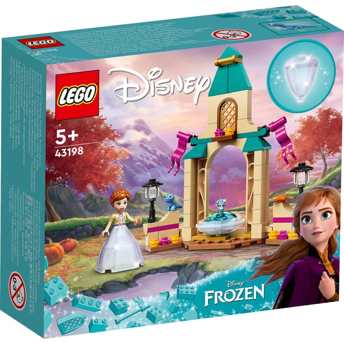 LEGO® ǀ Disney Binnenplaats van Anna's kasteel 43198 bouwset; ontworpen voor fans van Disney's Frozen 2; bouwbaar prinsessenspeelgoed dat de verbeelding prikkelt en uitnodigt tot onafhankelijk speelplezier; leuk Arendelle cadeau voor kinderen vanaf 5